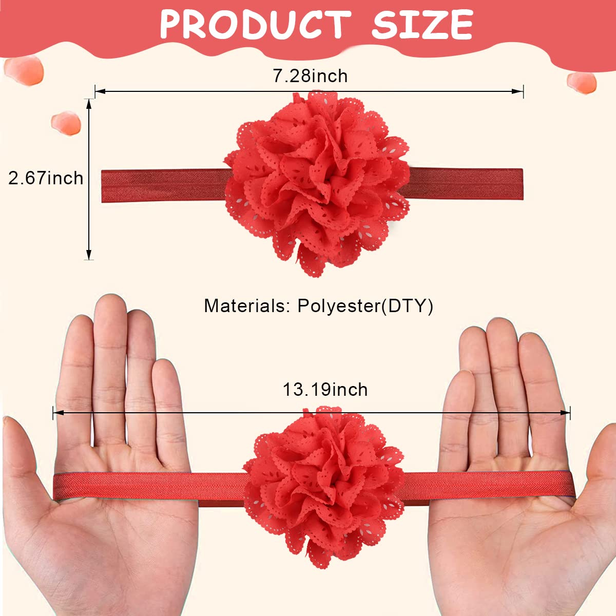 PALAY Headband for Baby Girl, 12 Pack Cute Stretchy Flowers Baby Hair Bands Hairbands Head Wrap Soft Hair Accessories for Newborn Infant Toddlers Kids Gift (12 Colors) PALAY Headband for Baby Girl, 12 Pack Cute Stretchy Flowers Baby Hair Bands Hairbands Head Wrap Soft Hair Accessories for Newborn Infant Toddlers Kids Gift (12 Colors)